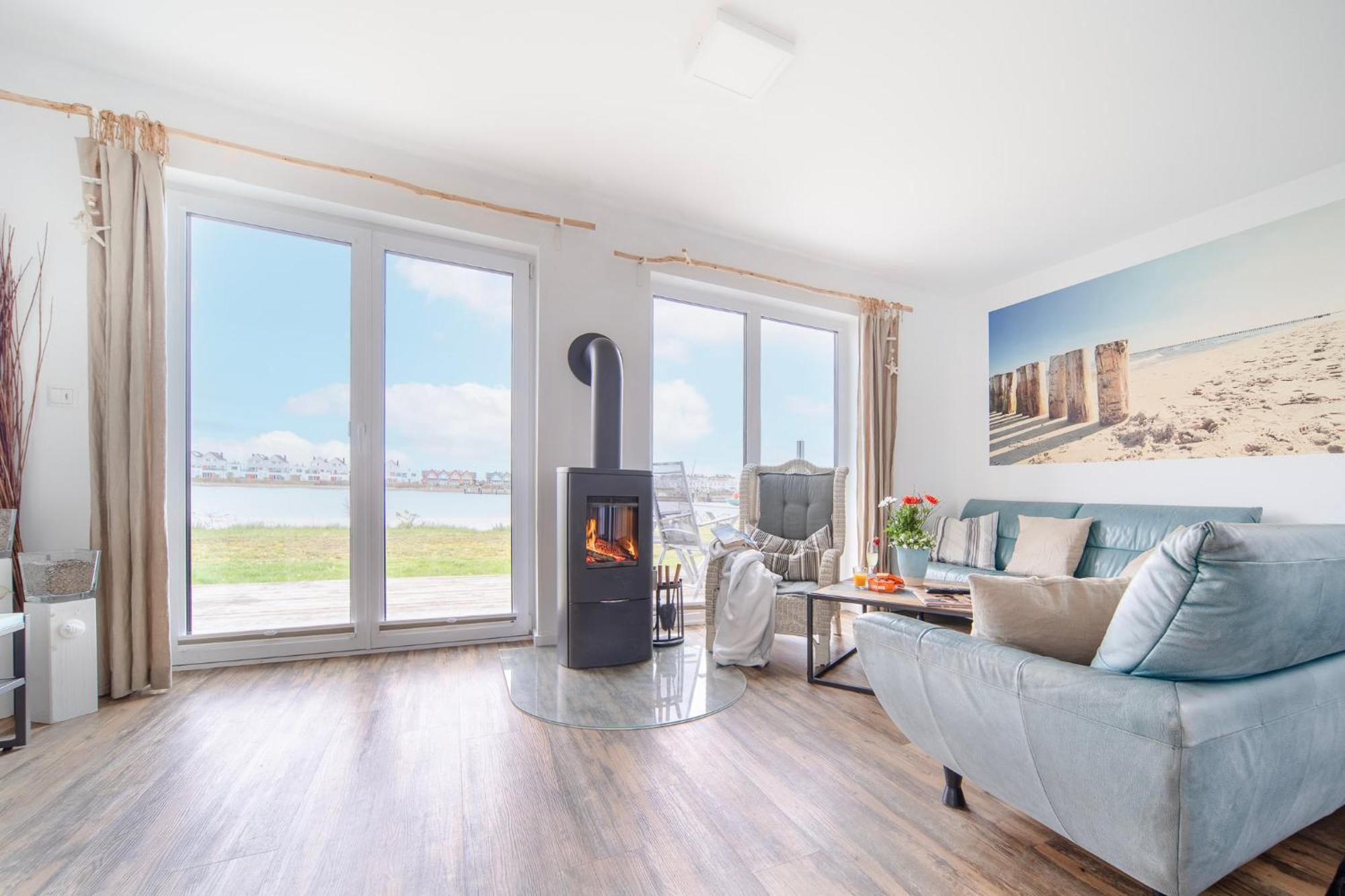 Ferienhaus Lieblingsplatz By Seeblick Ferien Oro, Direkte Wasserlage,Sauna,Kamin ออลเพนิทซ์ ภายนอก รูปภาพ