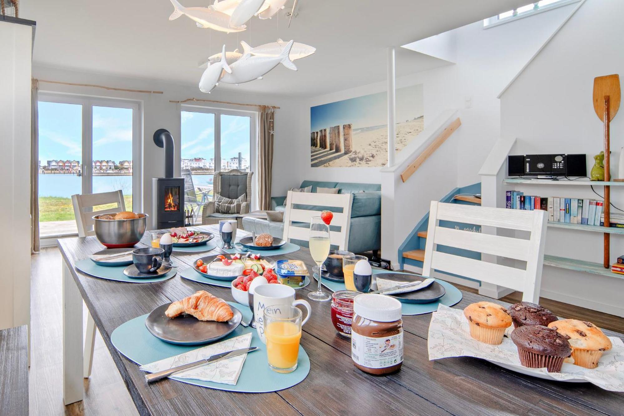 Ferienhaus Lieblingsplatz By Seeblick Ferien Oro, Direkte Wasserlage,Sauna,Kamin ออลเพนิทซ์ ภายนอก รูปภาพ